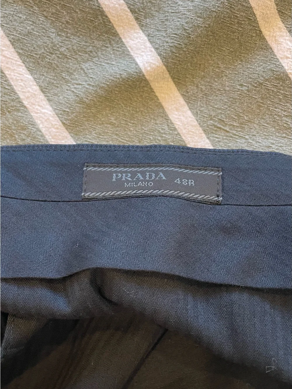 Prada Men's Navy Classic Two-Button Suit